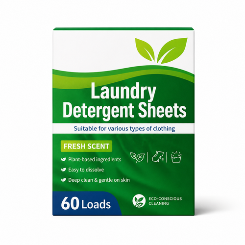 Eco Laundry Detergent Sheets – 60 Loads