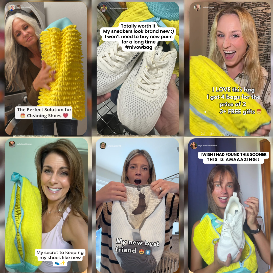 NivowBag™ Clean Sneakers. Zero Effort.
